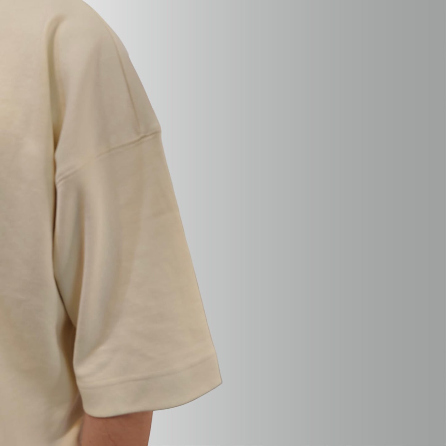 Polera Oversize Arena de Alto Gramaje | Algodón Premium 280 g