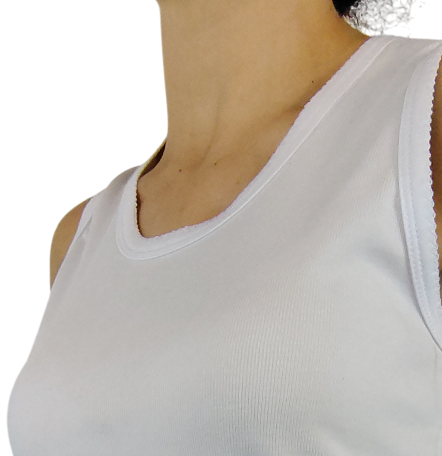 Camiseta de mujer sin mangas  Sailor – Algodón Premium