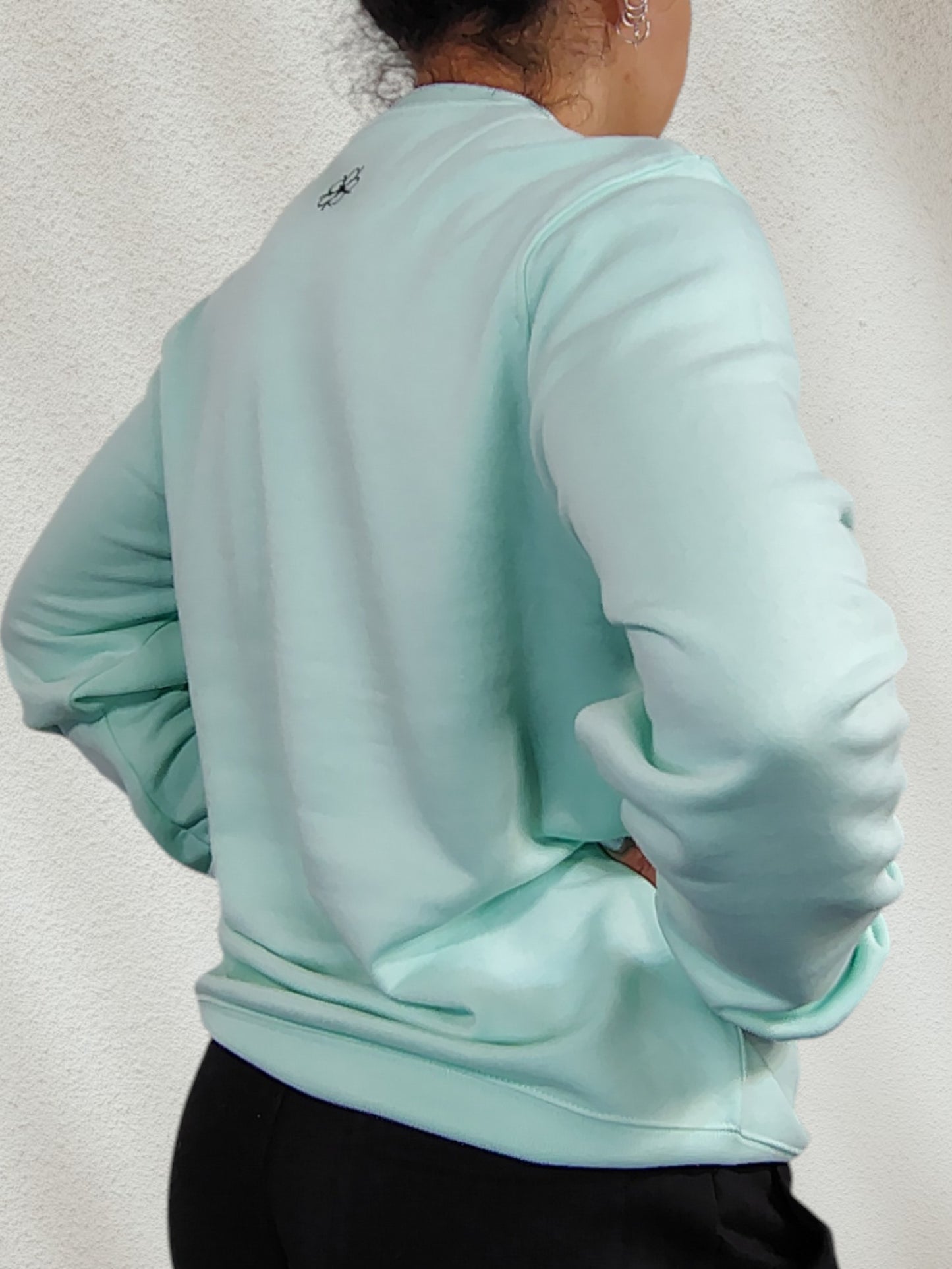 Polerón Polo Sara Khay Color Menta – 100% Algodón