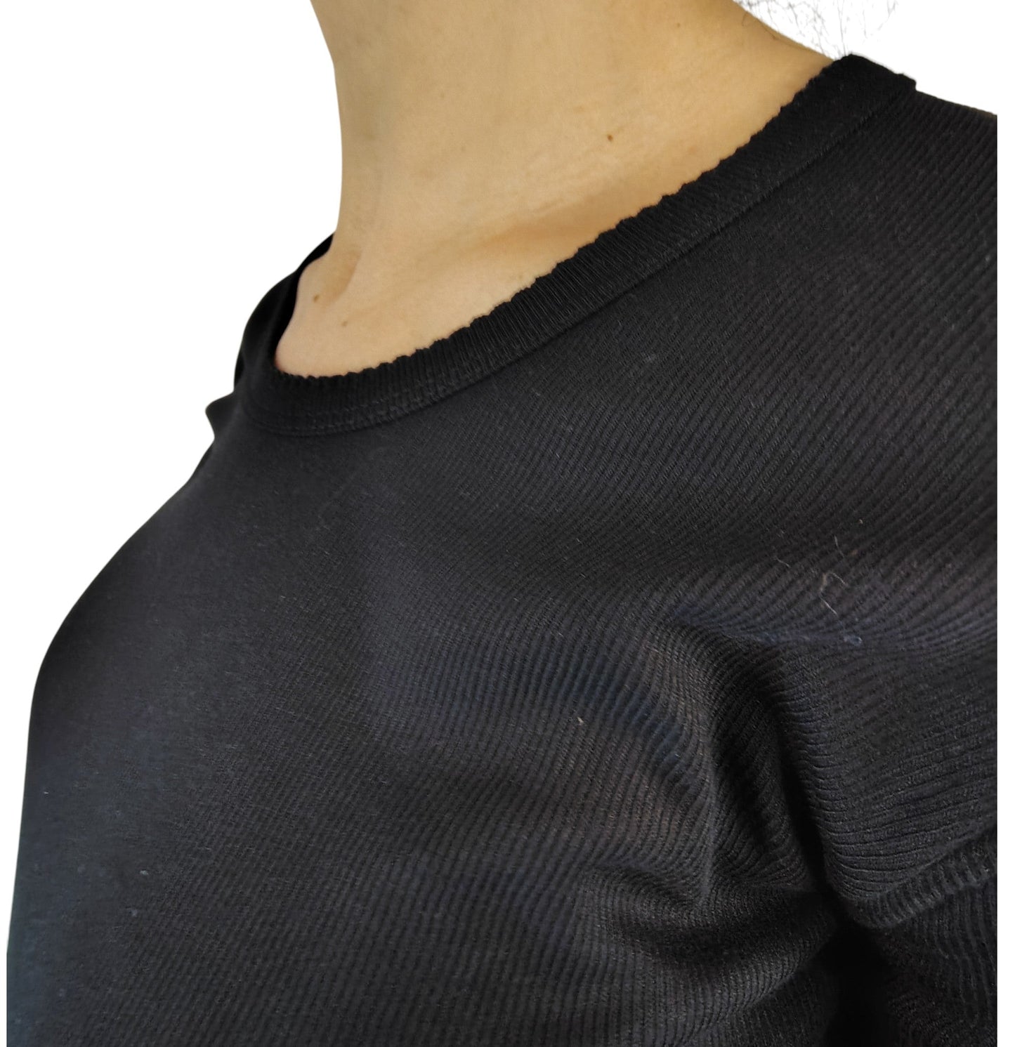Camiseta negra Sailor de Algodón Premium – Mujer