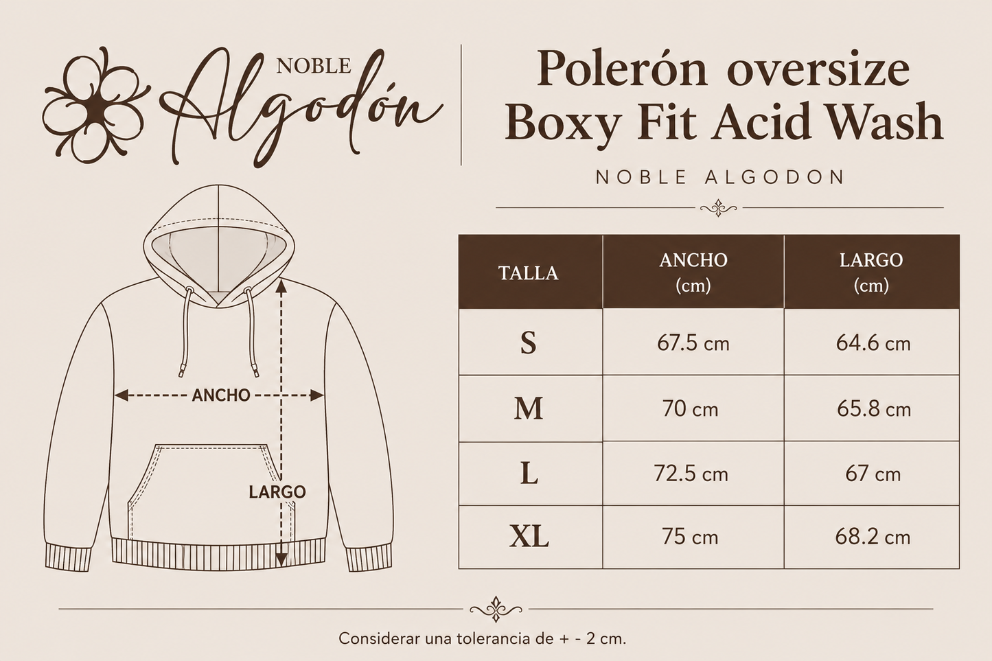Polerón oversize Boxy Fit Acid Wash negro de algodón