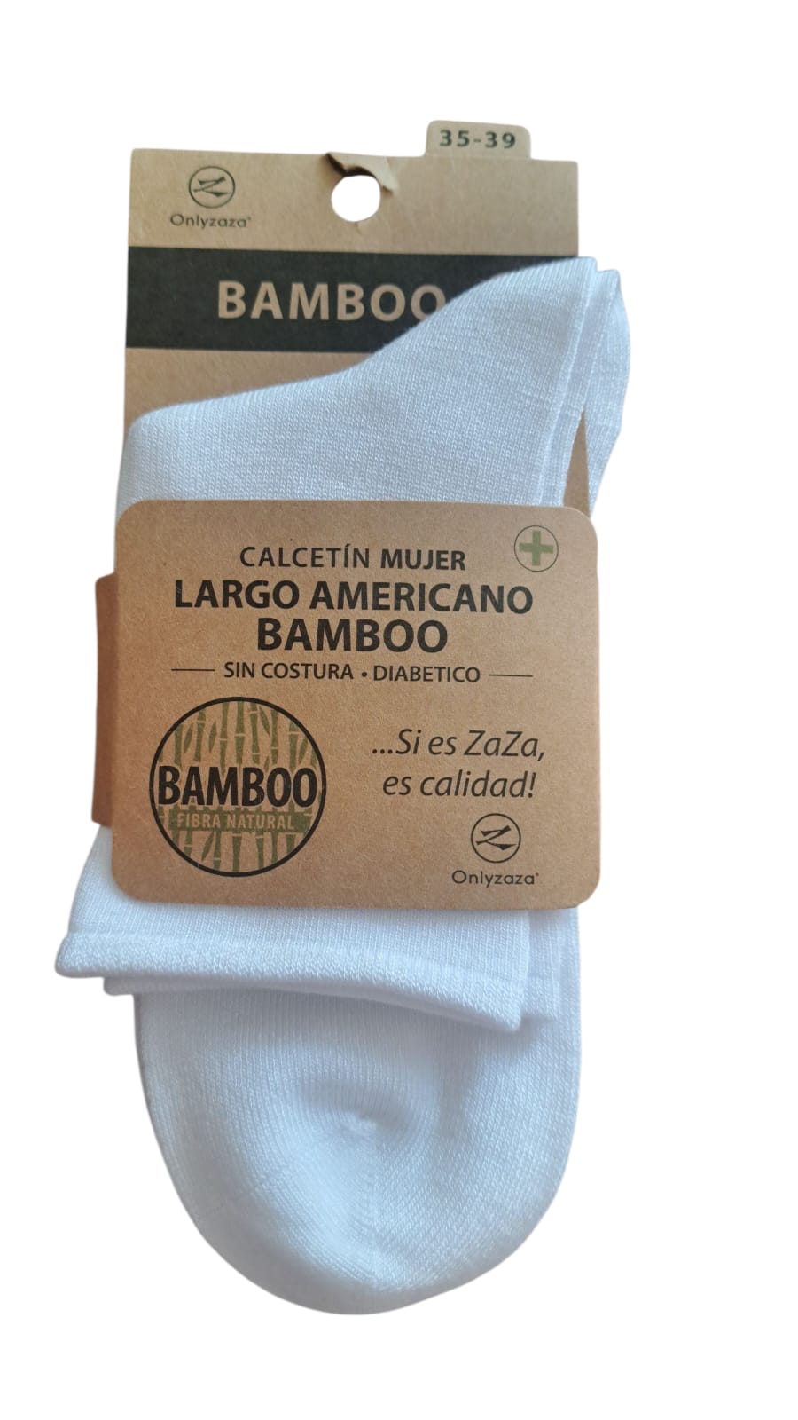 Calcetín   de bamboo sin costura diabetico