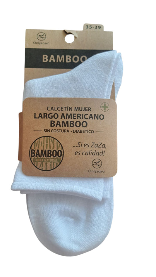 Calcetín   de bamboo sin costura diabetico