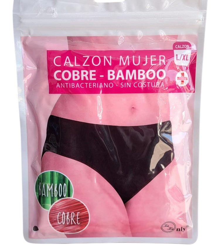 Calzón de Cobre Bamboo Zaza Antibacteriano Sin Costura