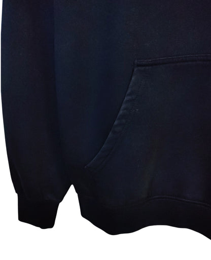 Polerón  azul de Algodón Acid Wash Canguro