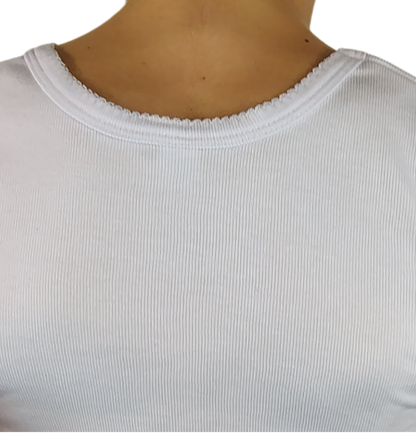 Camiseta de mujer sin mangas  Sailor – Algodón Premium