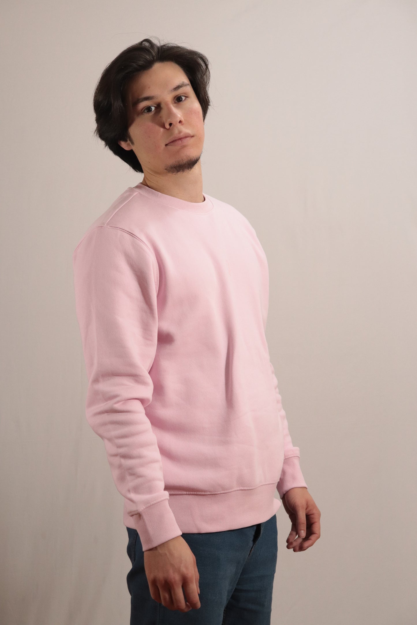 Polerón crew rosado