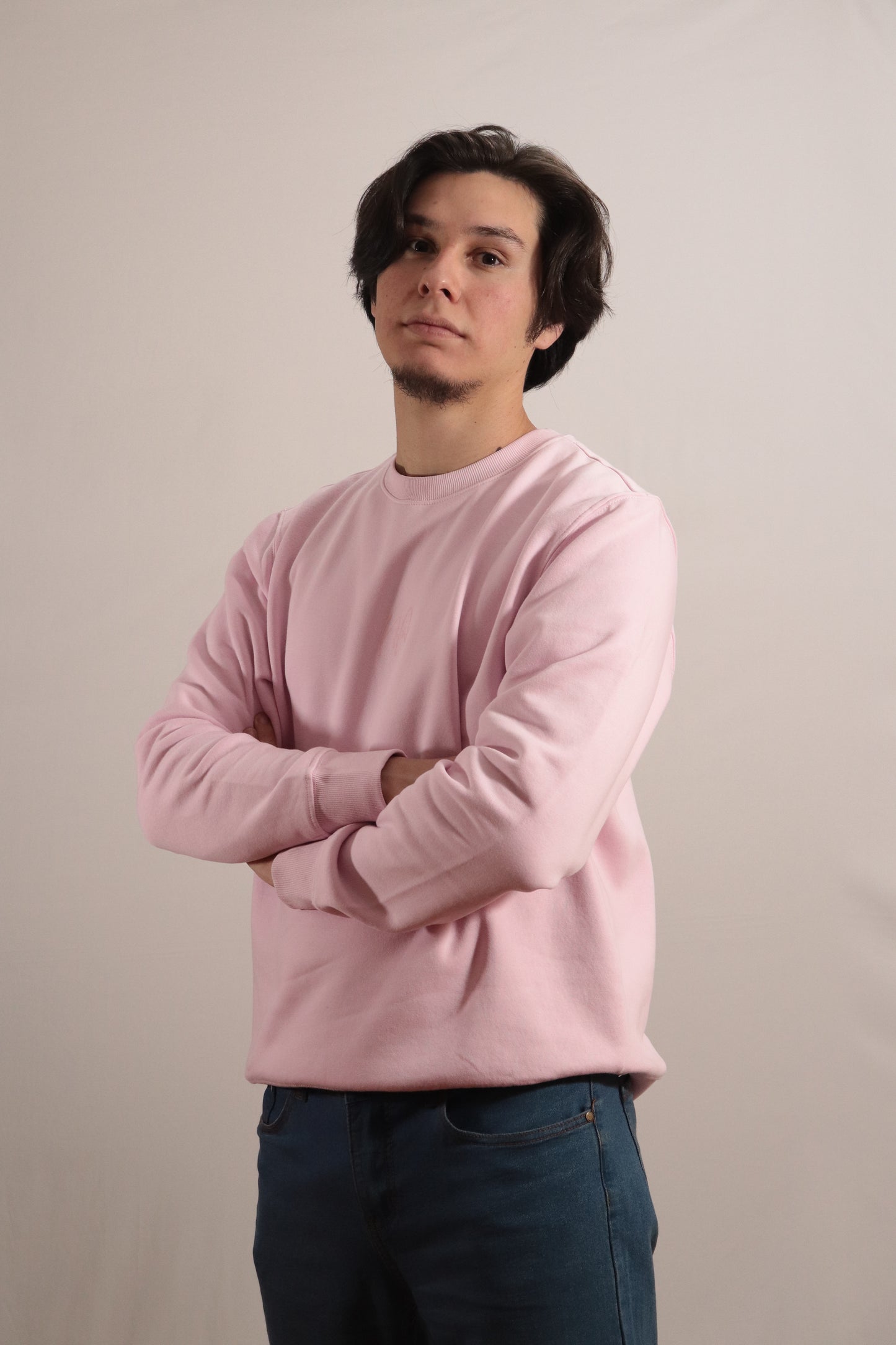 Polerón crew rosado
