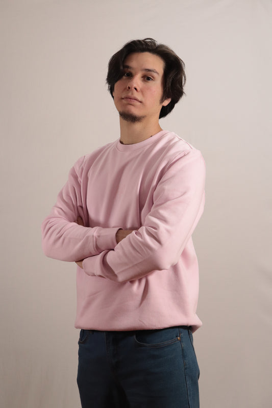 Polerón crew rosado
