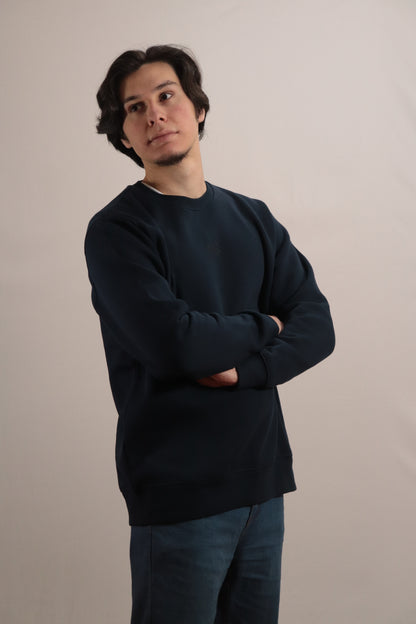 Polerón crew azul marino