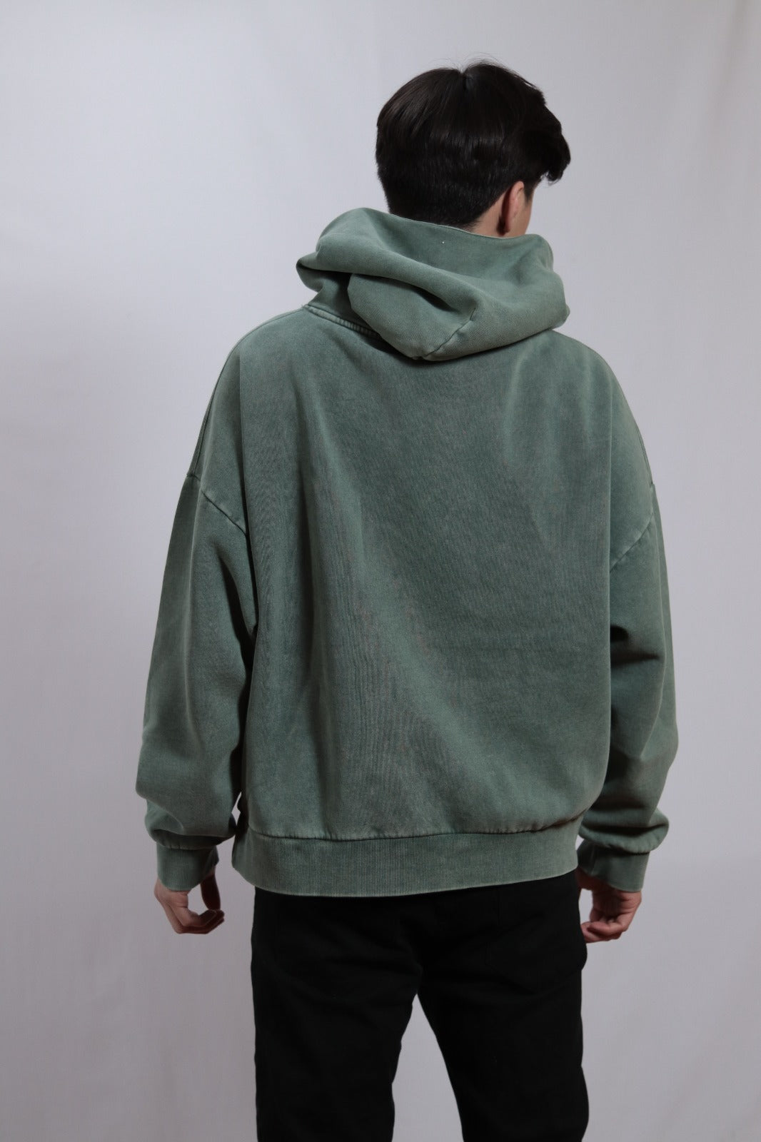 Polerón  oversize Boxy Fit  Acid Wash