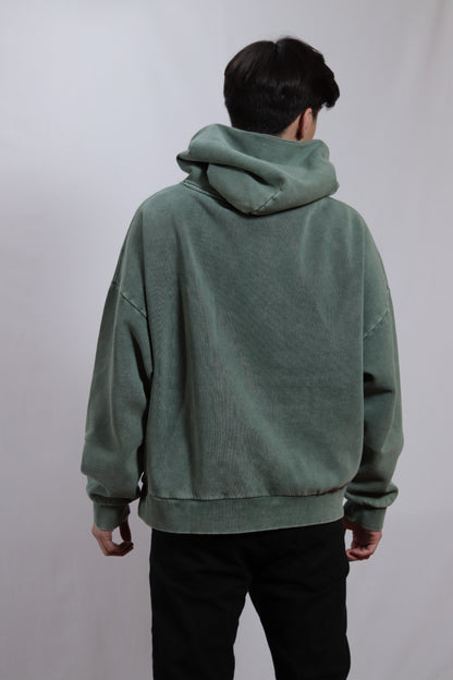 Polerón  oversize Boxy Fit  Acid Wash