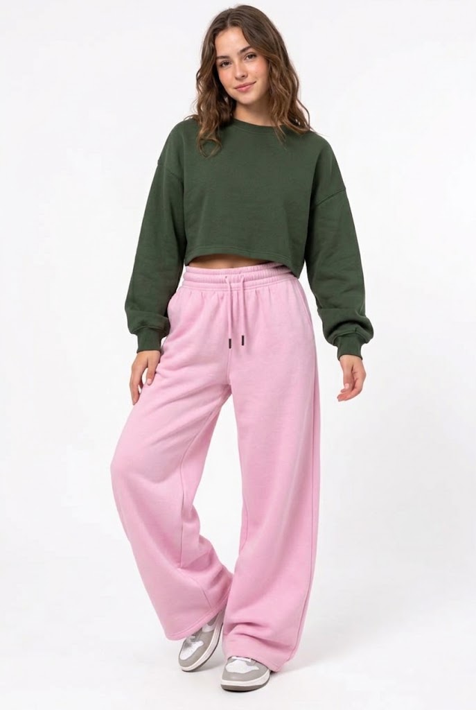 Pantalón  Oversize recto  Unisex de Algodón Pesado (300g) – Calce Holgado