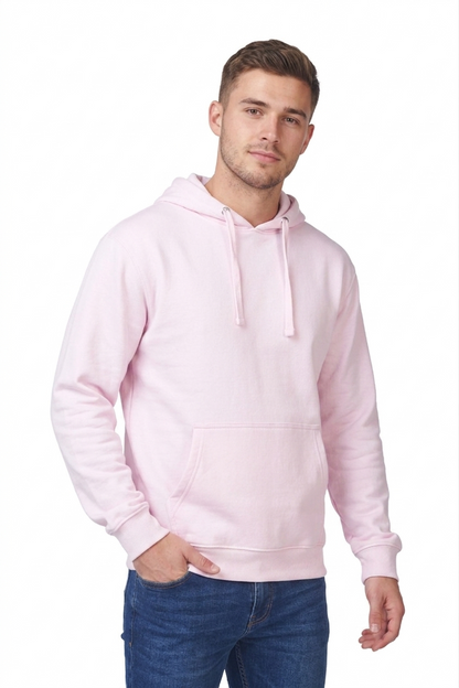 Polerón  canguro rosado    360 gramos de algodón