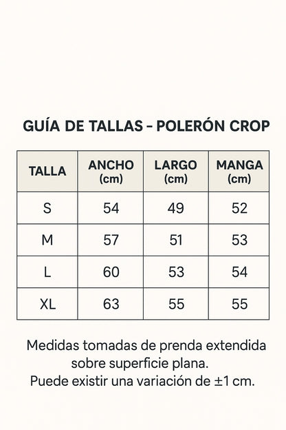 Polerón Crop Mujer rosado de algodón