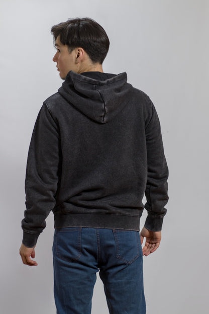 Polerón Acid Wash Canguro Unisex