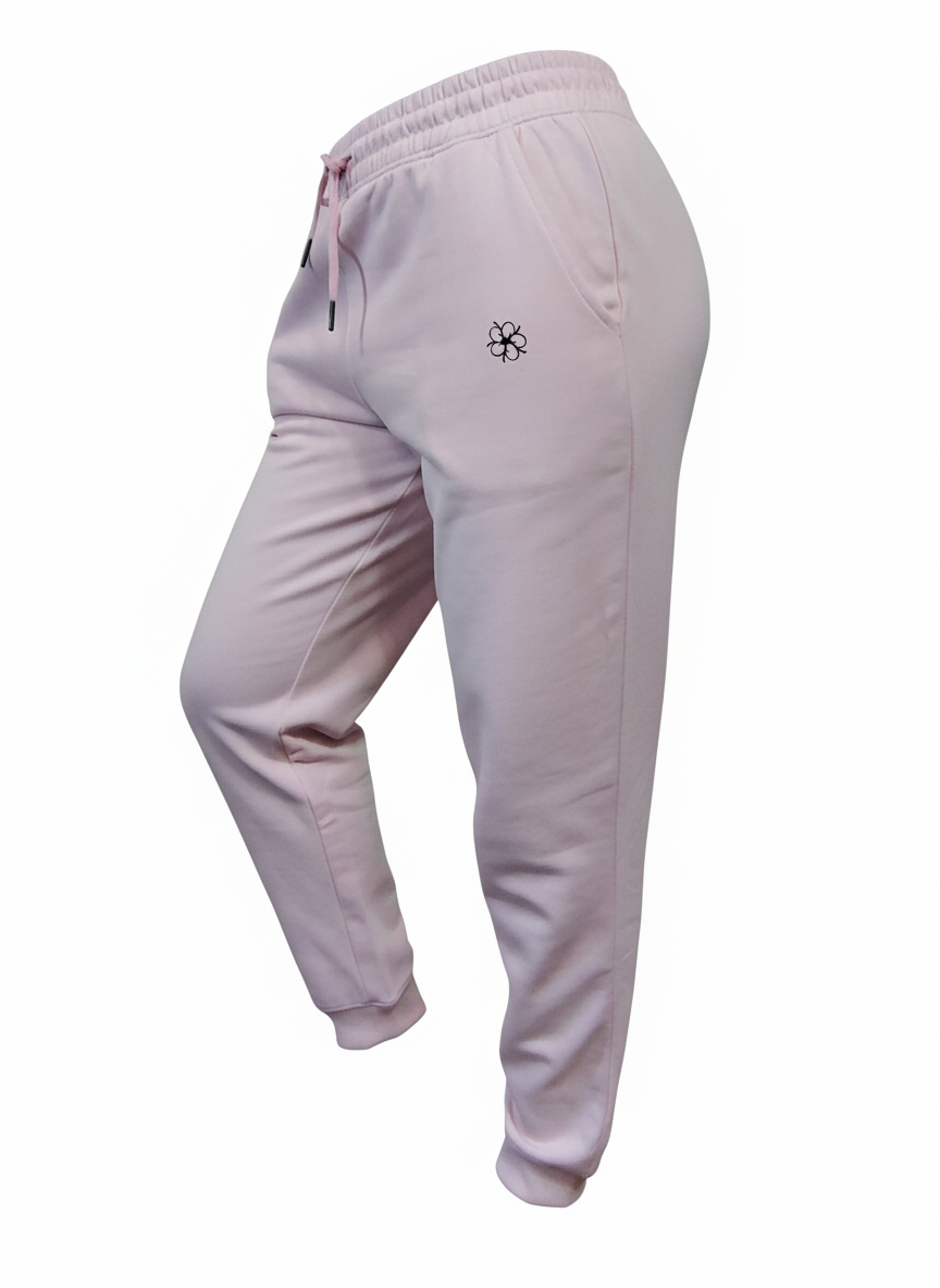 Pantalón Jogger  Algodón rosado de mujer
