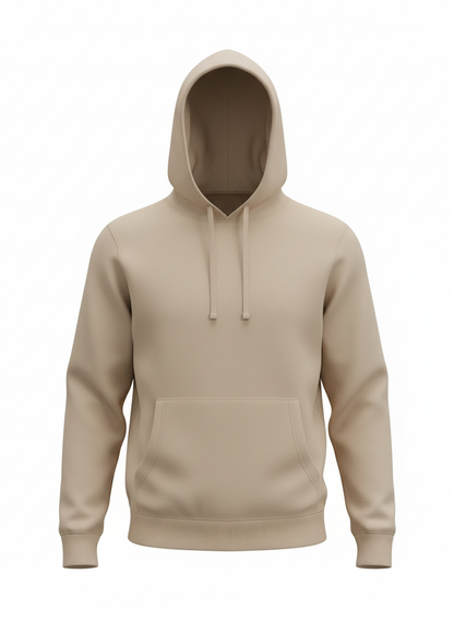 Polerón Canguro beige    Algodón
